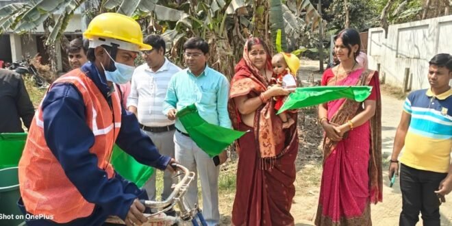 टटुआर पंचायत में ठोस एवं तरल अपशिष्ट प्रबंधन योजना का शुभारंभ