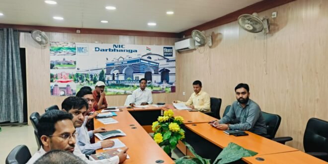  डीएम की अध्यक्षता में निर्वाचन कार्य में प्रयुक्त वाहनों के लॉग बुक , लाइफ सर्टिफिकेट, जीएसटी वसूली, सोलर लाइट अधिष्ठापन आदि के संबंध में वीडियो कॉन्फ्रेंसिंग के माध्यम से विस्तृत समीक्षात्मक बैठक हुई।