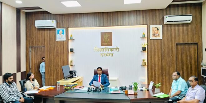 स्व -गणना कार्य में दरभंगा को उत्कृष्ट स्थान 